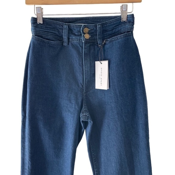 Apiece Apart Denim Bahia Straight Leg Enzyme Wash - Picture 8 of 13
